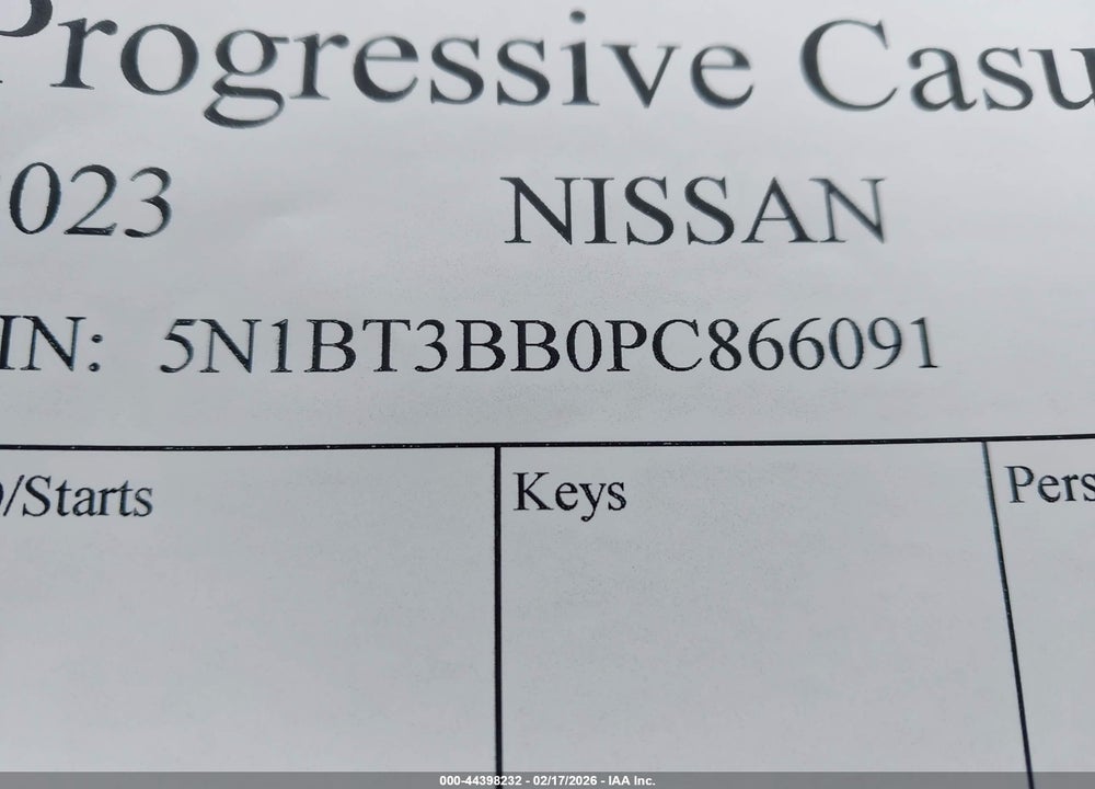 2023 NISSAN ROGUE SV INTELLIGENT AWD VIN: 5N1BT3BB0PC866091
