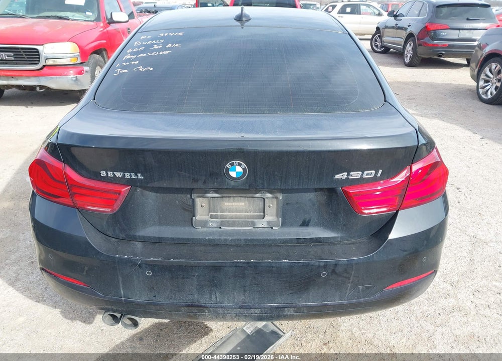 2018 BMW 430I GRAN COUPE VIN: WBA4J1C53JBG80560