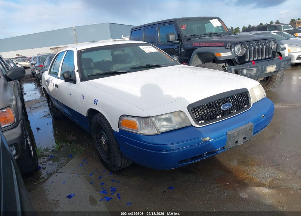 2011 FORD CROWN VICTORIA POLICE INTERCEPTOR VIN: 2FABP7BV0BX169791