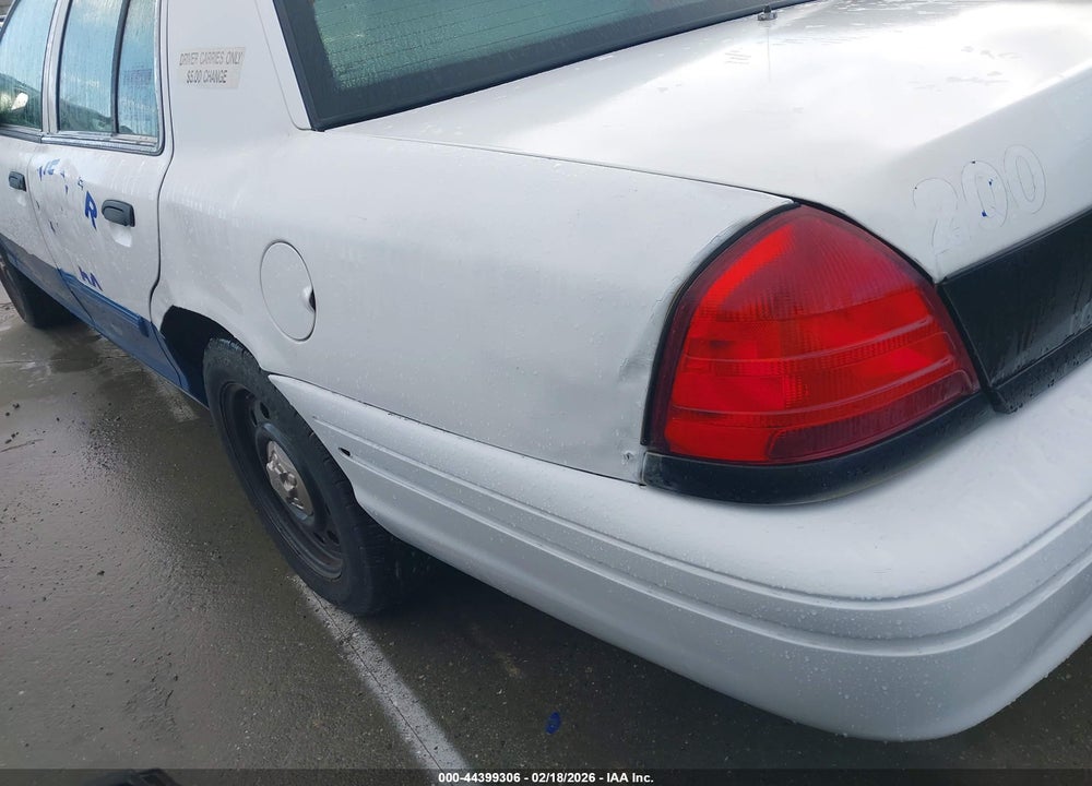2011 FORD CROWN VICTORIA POLICE INTERCEPTOR VIN: 2FABP7BV0BX169791