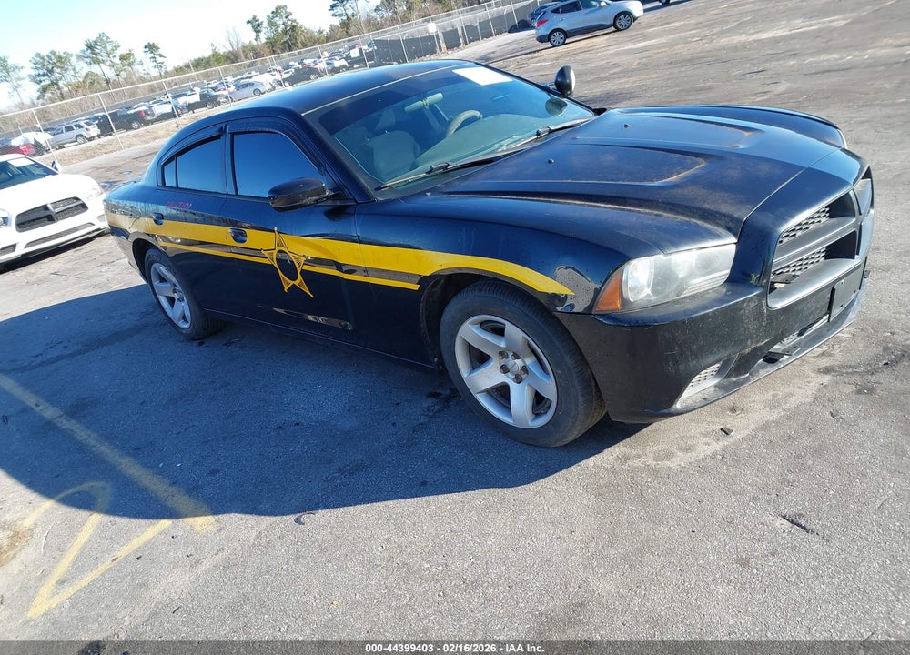 2014 DODGE CHARGER POLICE VIN: 2C3CDXAT4EH186054