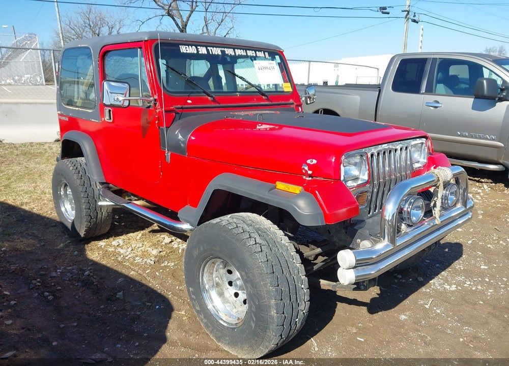 1988 JEEP WRANGLER VIN: 2BCCZ81J2JB501658