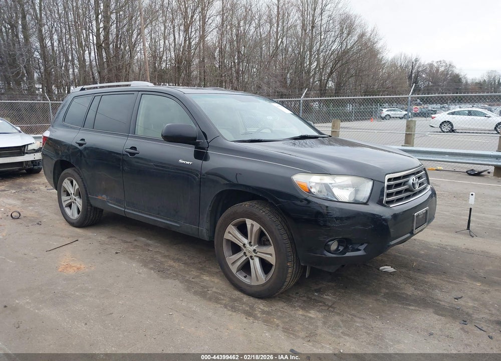 2008 TOYOTA HIGHLANDER SPORT VIN: JTEDS43A582012440