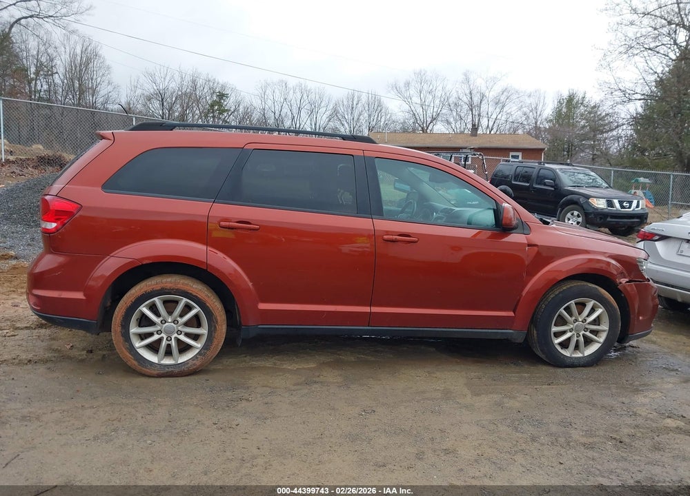 2013 DODGE JOURNEY SXT VIN: 3C4PDDBG6DT615438