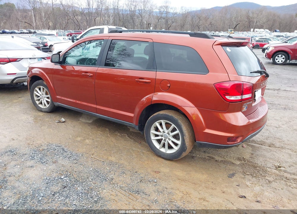 2013 DODGE JOURNEY SXT VIN: 3C4PDDBG6DT615438