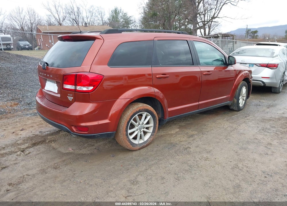 2013 DODGE JOURNEY SXT VIN: 3C4PDDBG6DT615438