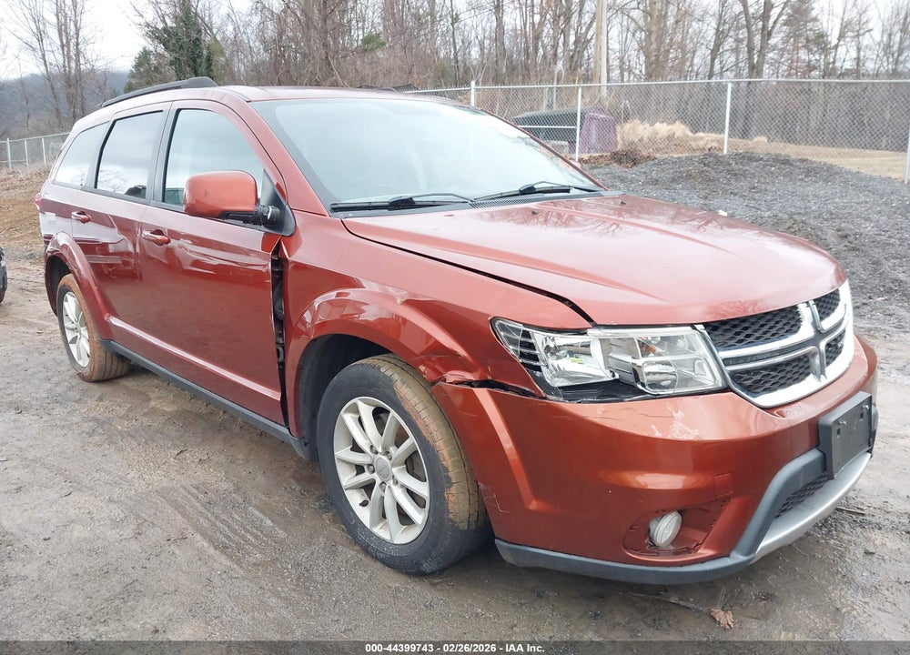 2013 DODGE JOURNEY SXT VIN: 3C4PDDBG6DT615438