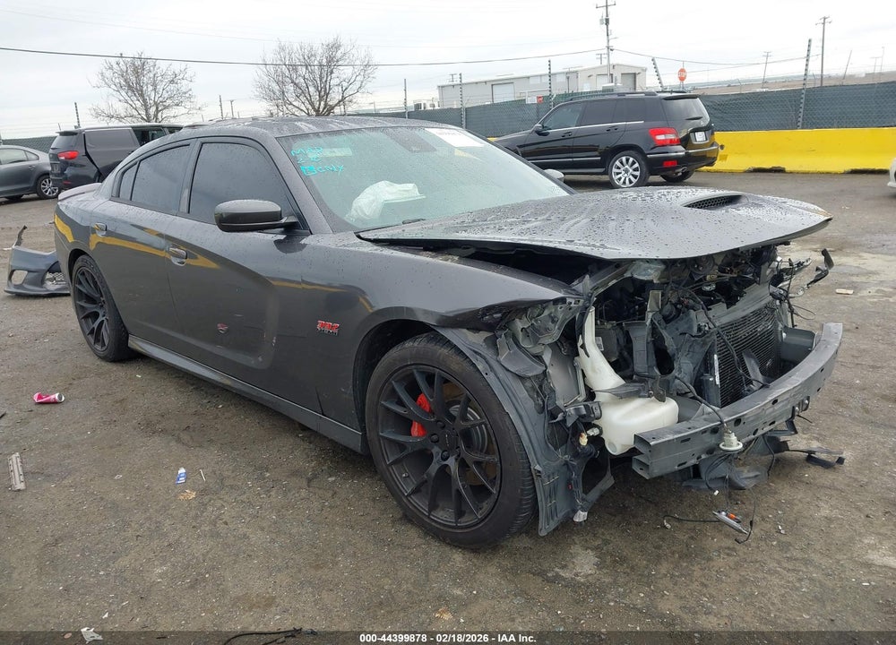 2018 DODGE CHARGER R/T SCAT PACK RWD VIN: 2C3CDXGJ3JH186840