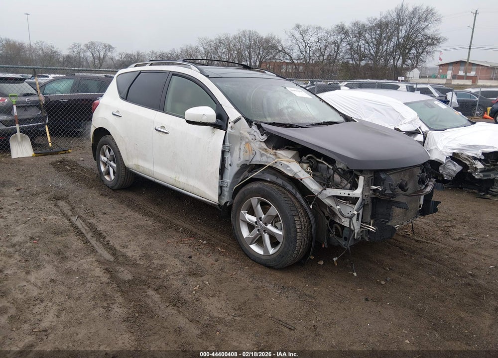 2009 NISSAN MURANO SL VIN: JN8AZ18U69W103798