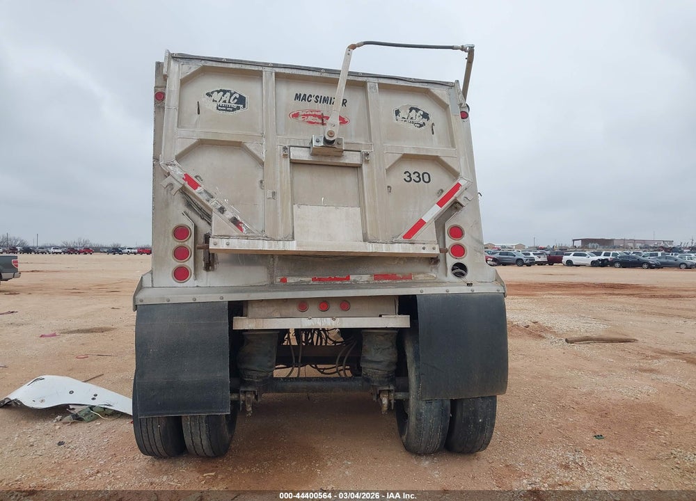 2008 MAC TRAILER MFG END DUMP VIN: 5MADN40248A014008