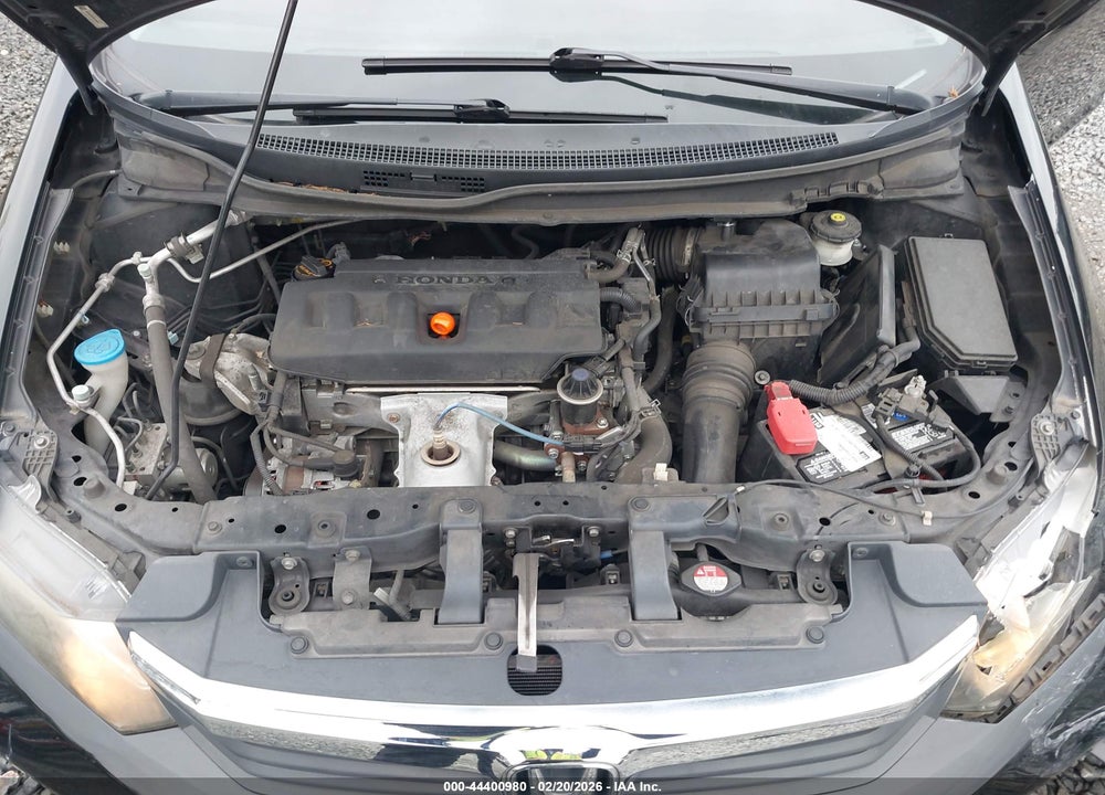 2012 HONDA CIVIC LX VIN: 19XFB2F5XCE316245