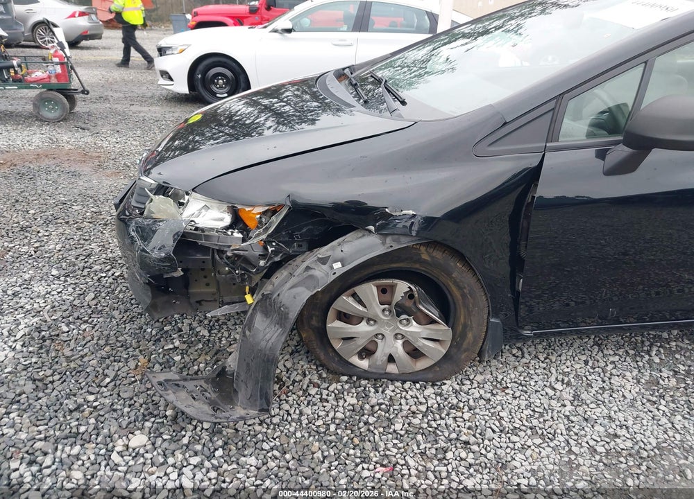 2012 HONDA CIVIC LX VIN: 19XFB2F5XCE316245