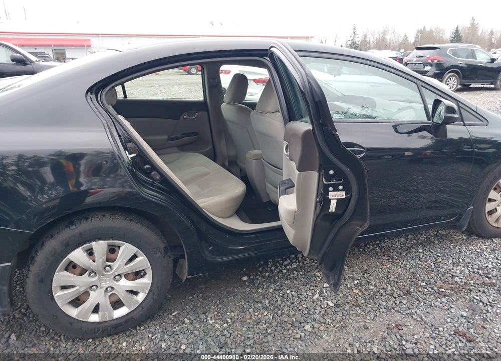 2012 HONDA CIVIC LX VIN: 19XFB2F5XCE316245