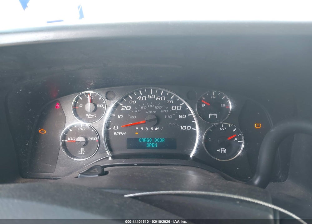 2018 CHEVROLET EXPRESS 2500 WORK VAN VIN: 1GCWGAFP7J1230887