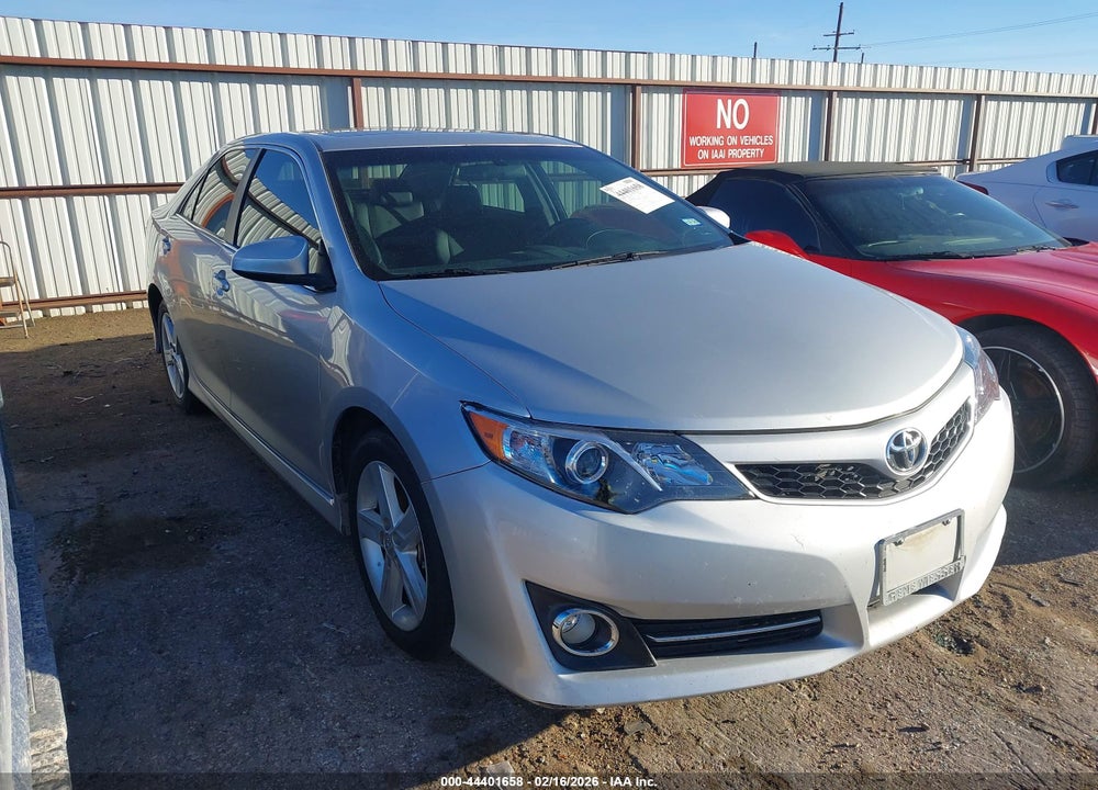 2012 TOYOTA CAMRY SE VIN: 4T1BF1FK4CU010657
