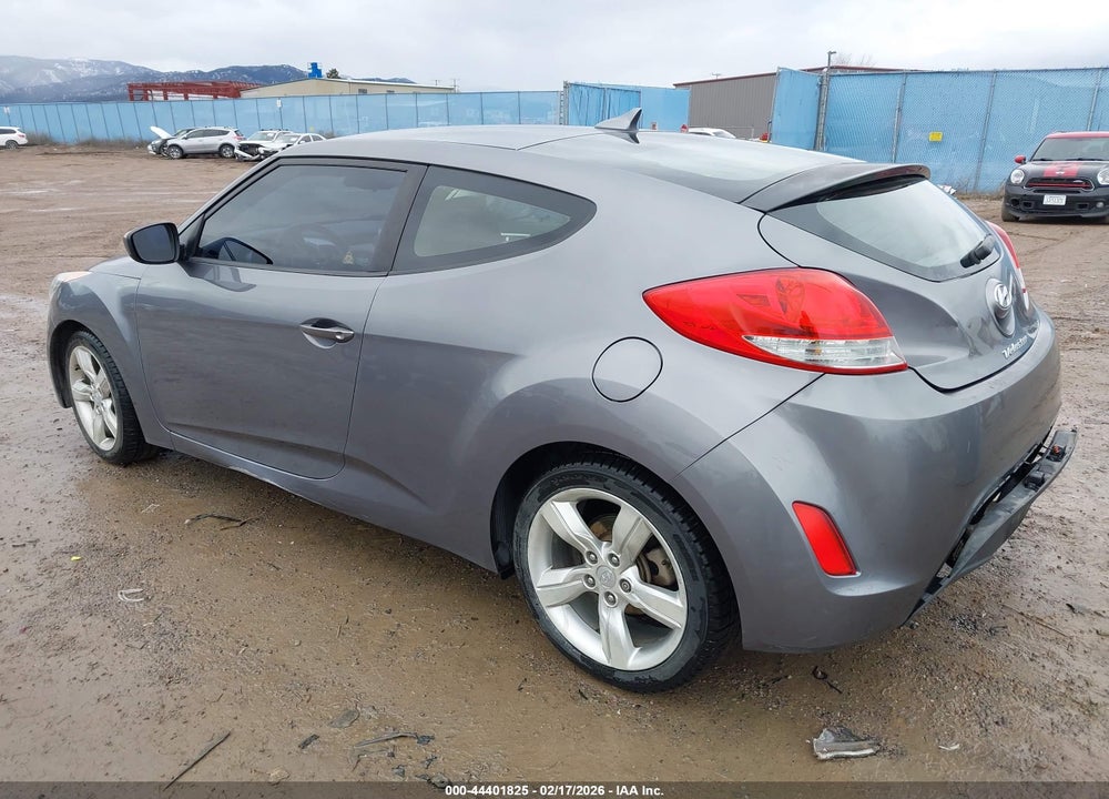 2012 HYUNDAI VELOSTER BASE W/BLACK VIN: KMHTC6AD5CU025235