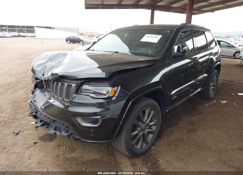 2016 JEEP GRAND CHEROKEE LIMITED 75TH ANNIVERSARY VIN: 1C4RJEBG4GC400275