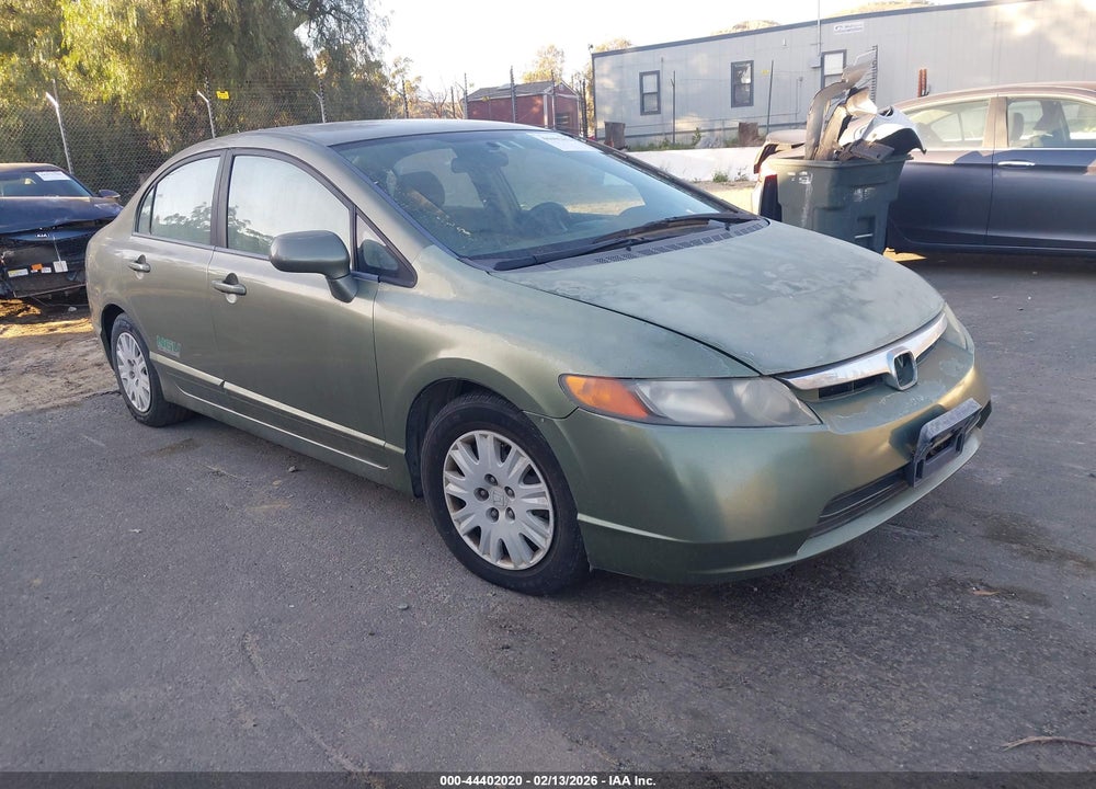 2007 HONDA CIVIC GX VIN: 1HGFA46537L000750