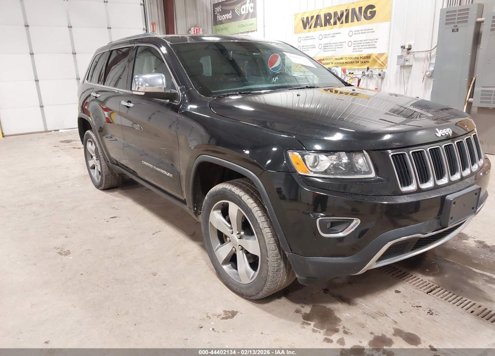 2016 JEEP GRAND CHEROKEE LIMITED VIN: 1C4RJFBG5GC452150