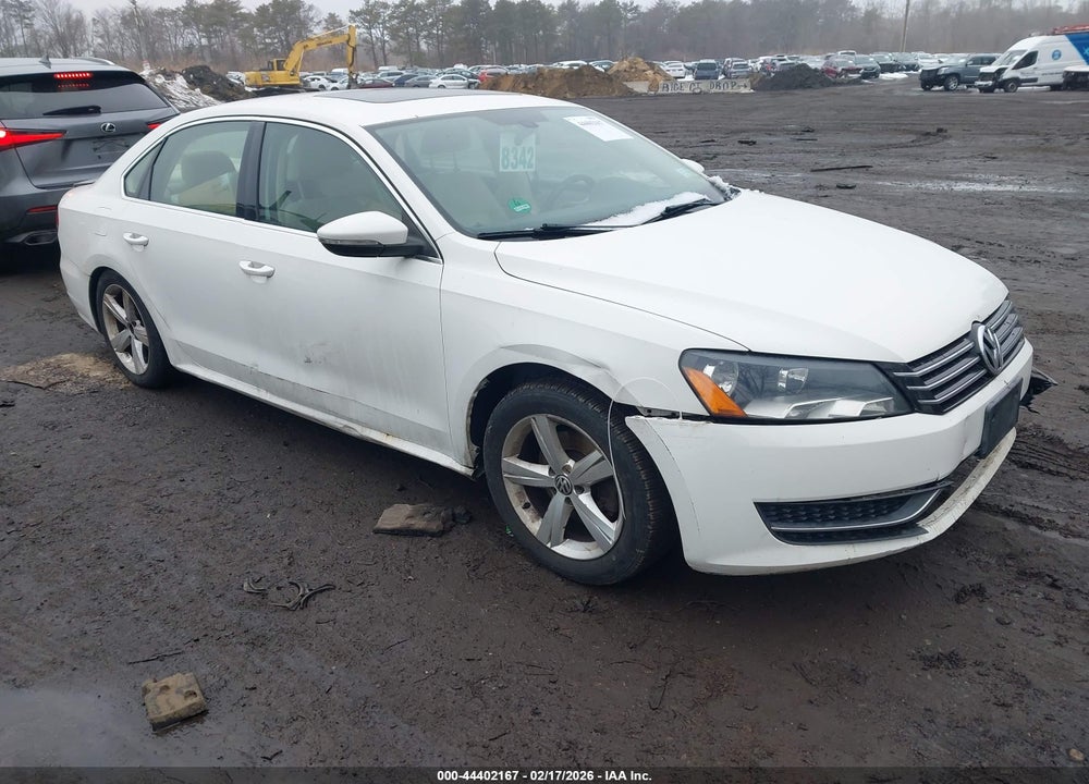 2012 VOLKSWAGEN PASSAT 2.5L SE VIN: 1VWBP7A33CC041468