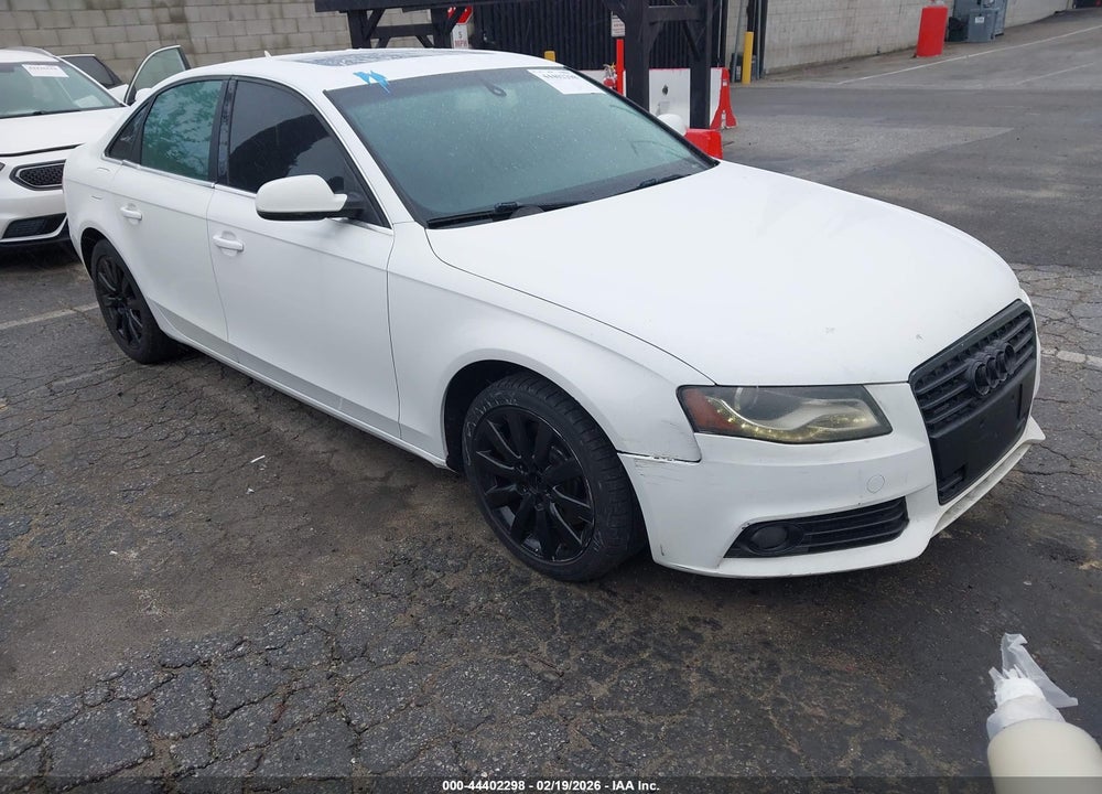 2011 AUDI A4 2.0T PREMIUM VIN: WAUFFAFL4BN008265
