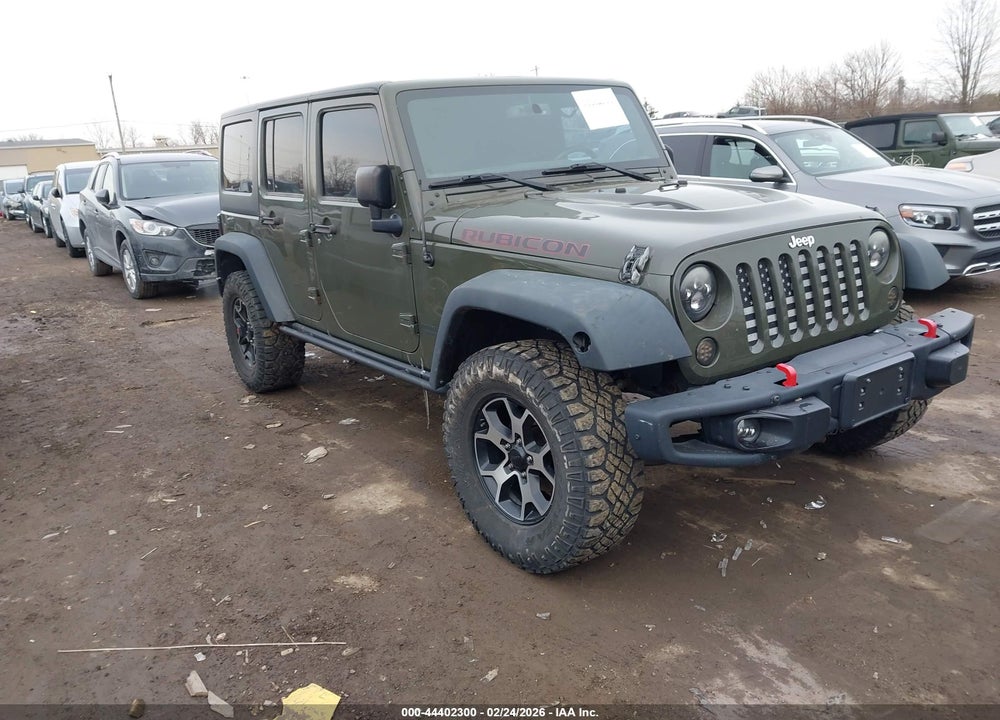 2016 JEEP WRANGLER UNLIMITED RUBICON HARD ROCK VIN: 1C4BJWFGXGL148937