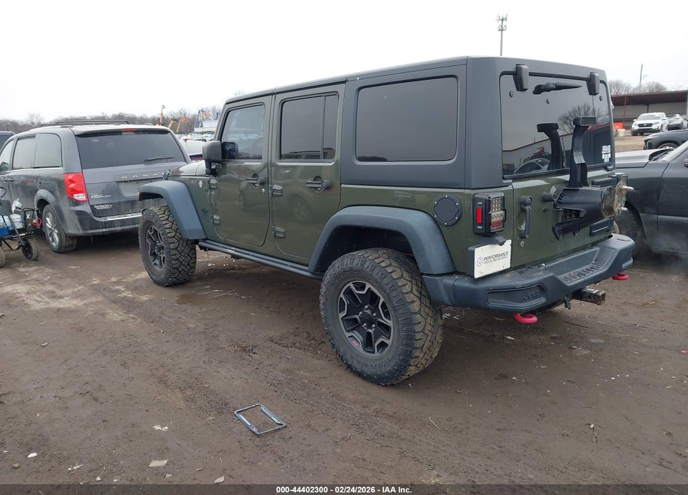 2016 JEEP WRANGLER UNLIMITED RUBICON HARD ROCK VIN: 1C4BJWFGXGL148937
