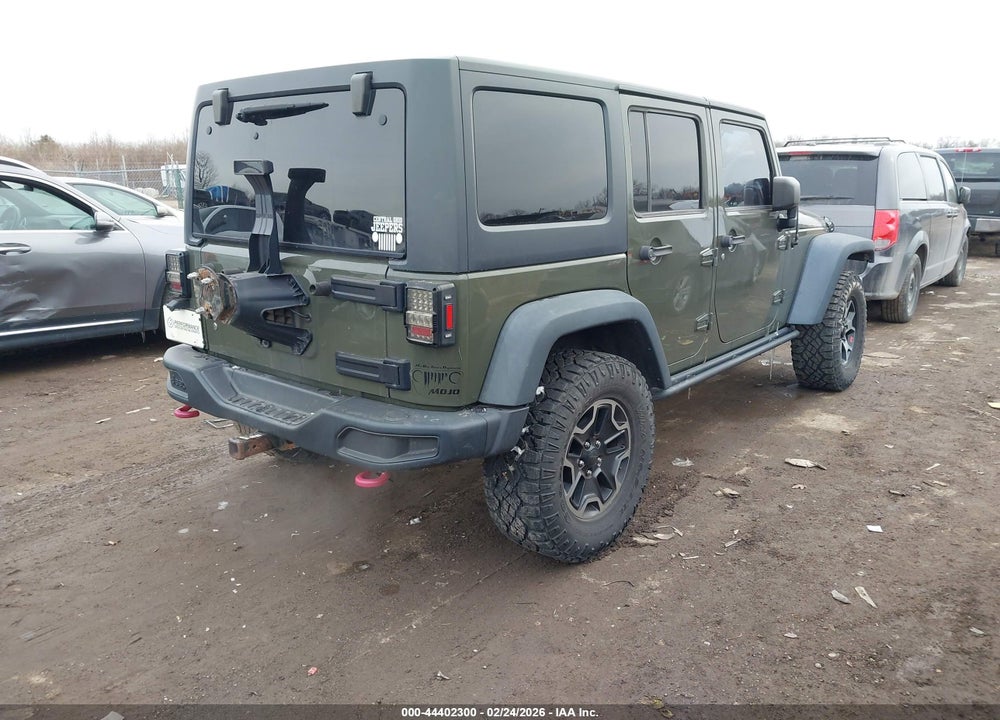 2016 JEEP WRANGLER UNLIMITED RUBICON HARD ROCK VIN: 1C4BJWFGXGL148937