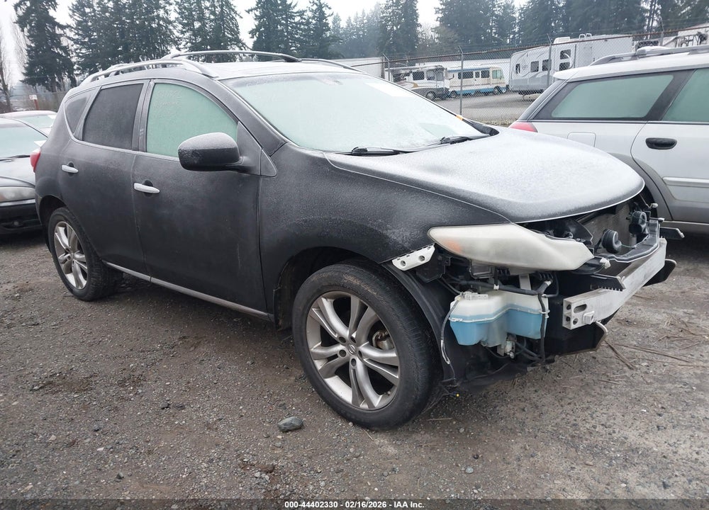 2011 NISSAN MURANO LE VIN: JN8AZ1MU4BW064012