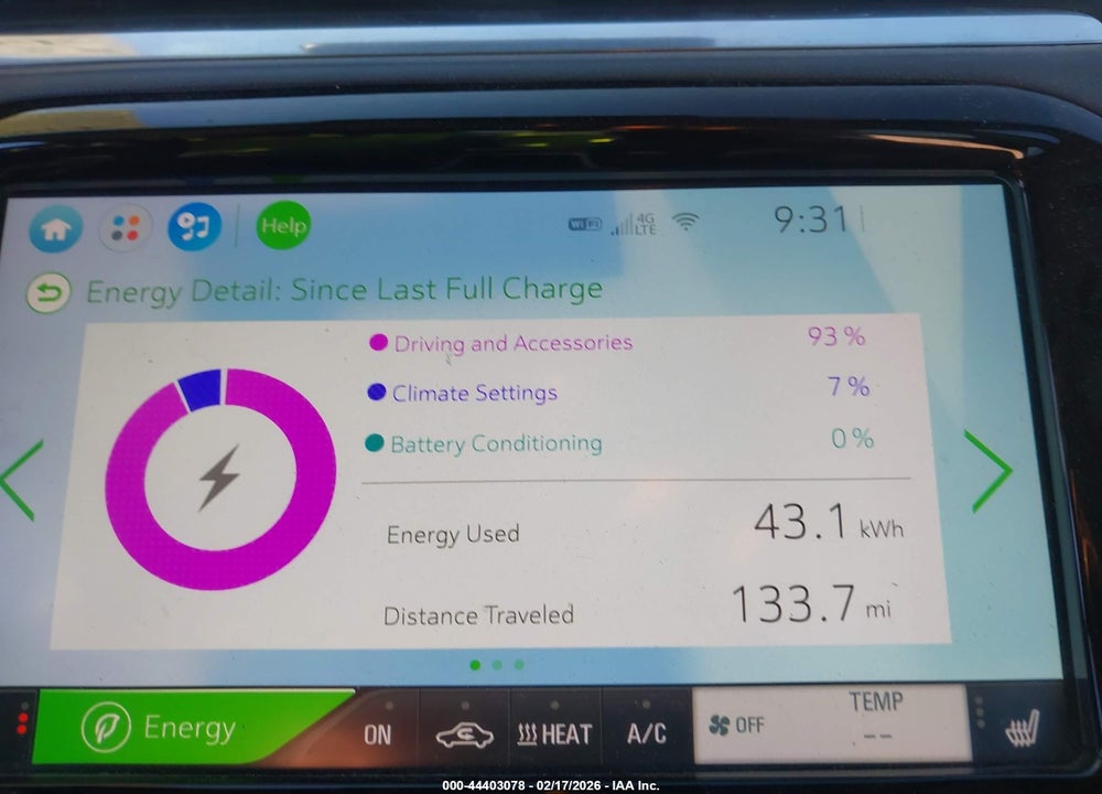2019 CHEVROLET BOLT EV LT VIN: 1G1FY6S04K4136350