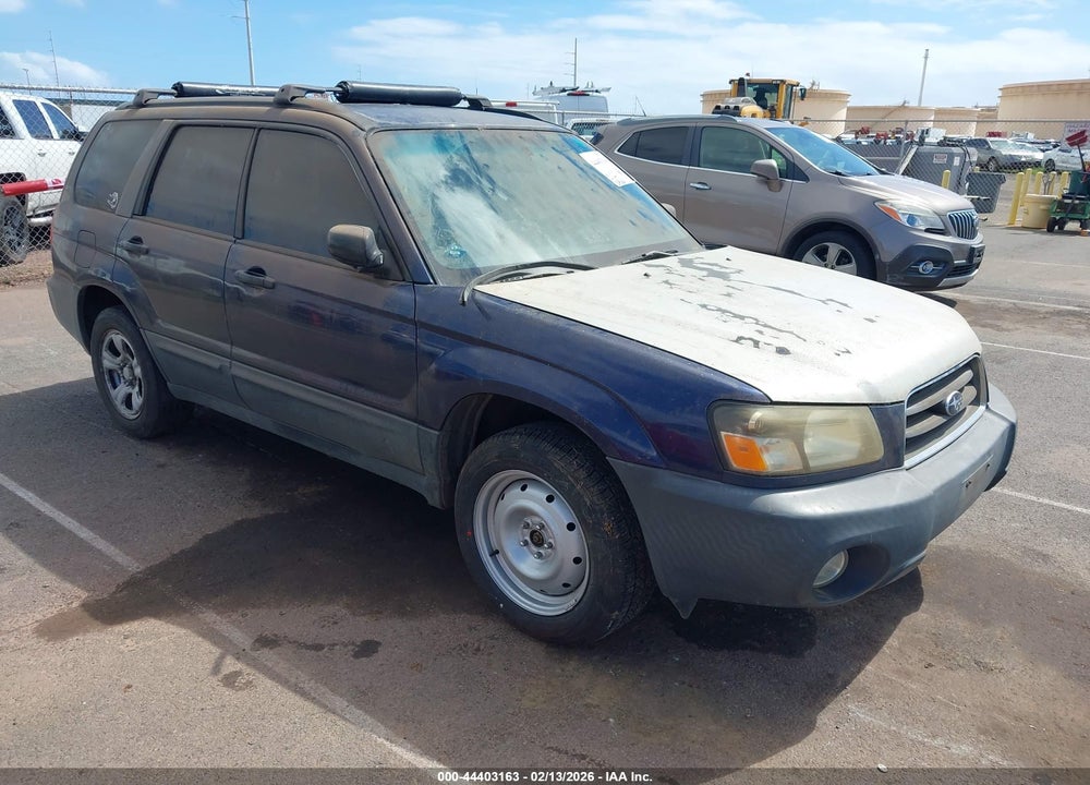 2005 SUBARU FORESTER 2.5X VIN: JF1SG63645H729916