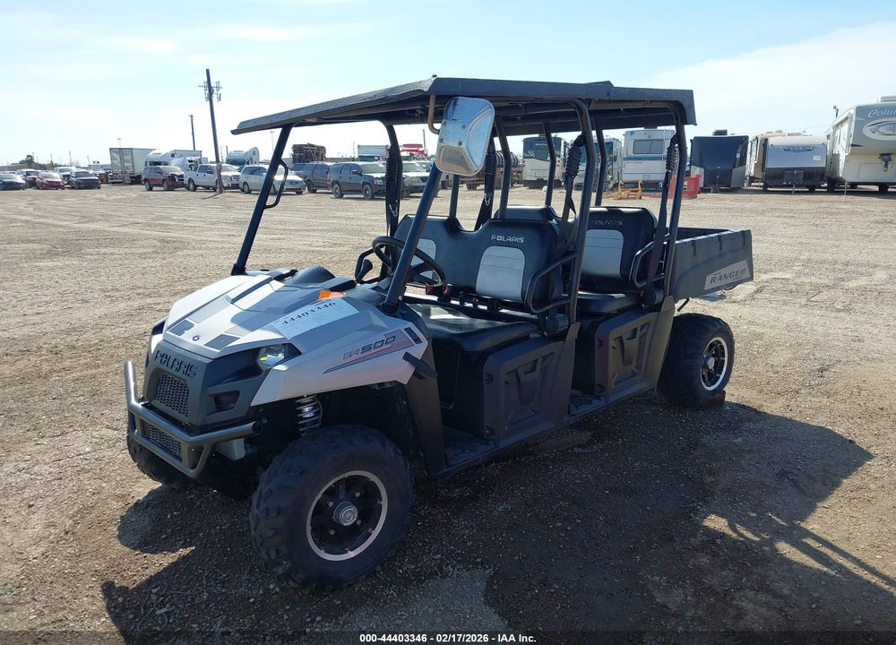 2012 POLARIS RANGER 500 CREW VIN: 4XAWH50A8CE291726