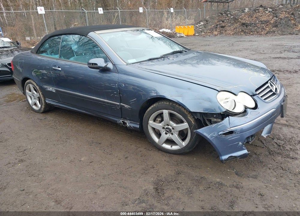 2005 MERCEDES-BENZ CLK 500 VIN: WDBTK75J25F157419