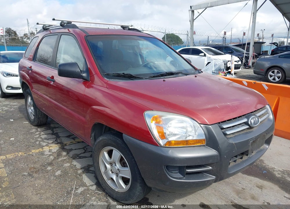 2007 KIA SPORTAGE LX VIN: KNDJF724677345580