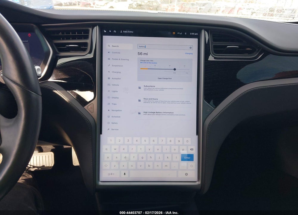 2021 TESLA MODEL S LONG RANGE DUAL MOTOR ALL-WHEEL DRIVE/LONG RANGE PLUS DUAL MOTOR ALL-WHEEL DRIVE VIN: 5YJSA1E26MF417720