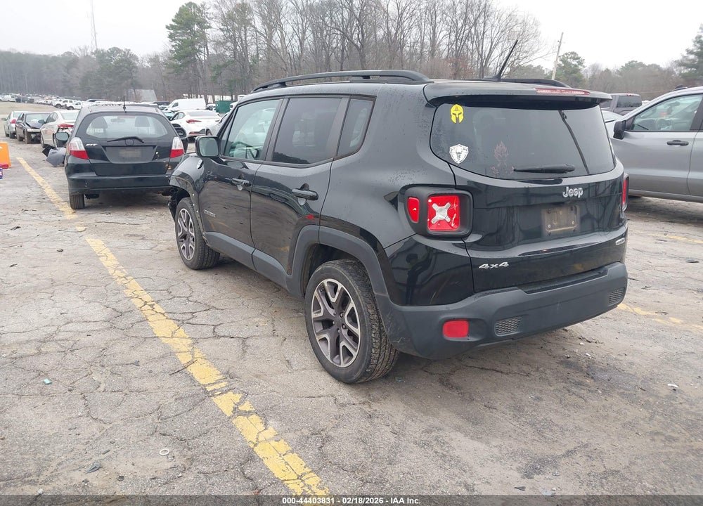 2016 JEEP RENEGADE LATITUDE VIN: ZACCJBBT0GPC99748