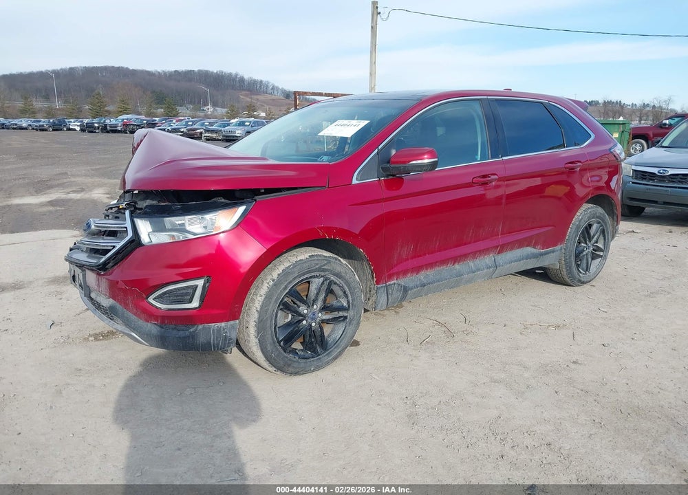 2015 FORD EDGE SEL VIN: 2FMTK4J83FBB79186