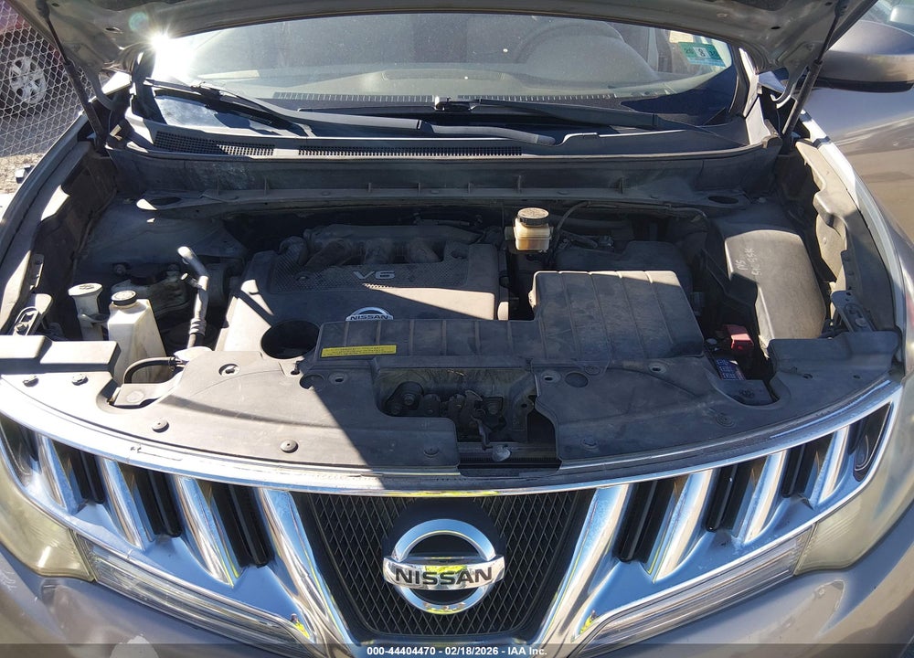 2010 NISSAN MURANO S VIN: JN8AZ1MW9AW122583