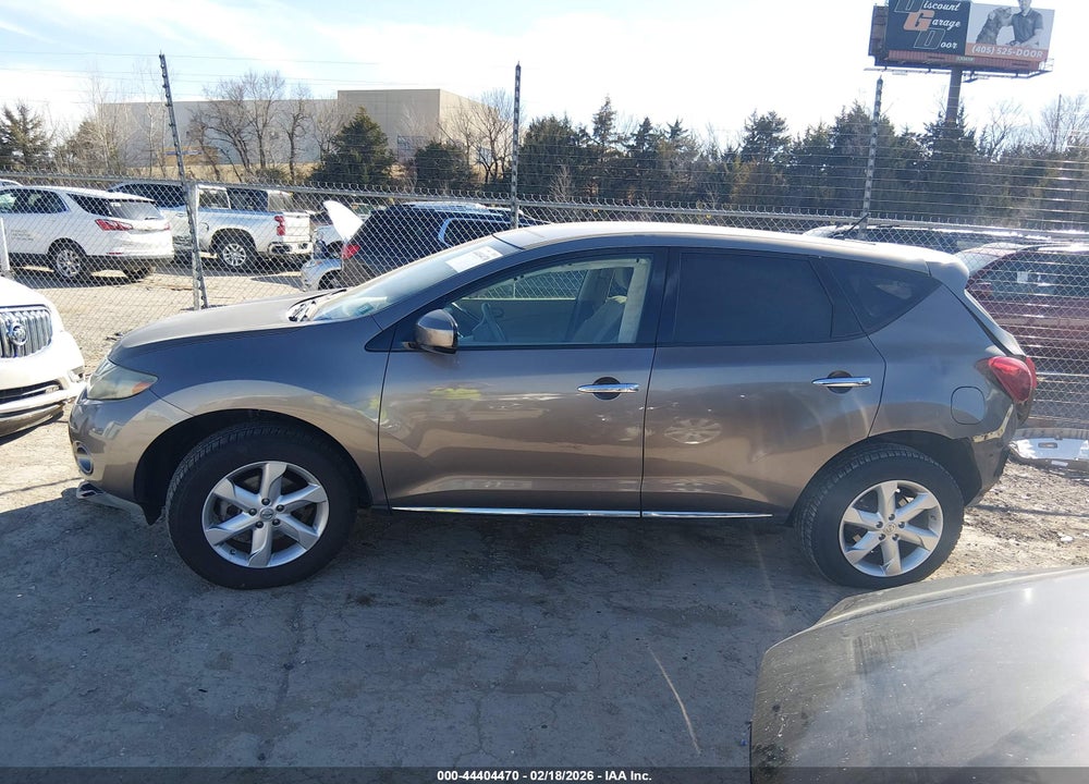 2010 NISSAN MURANO S VIN: JN8AZ1MW9AW122583