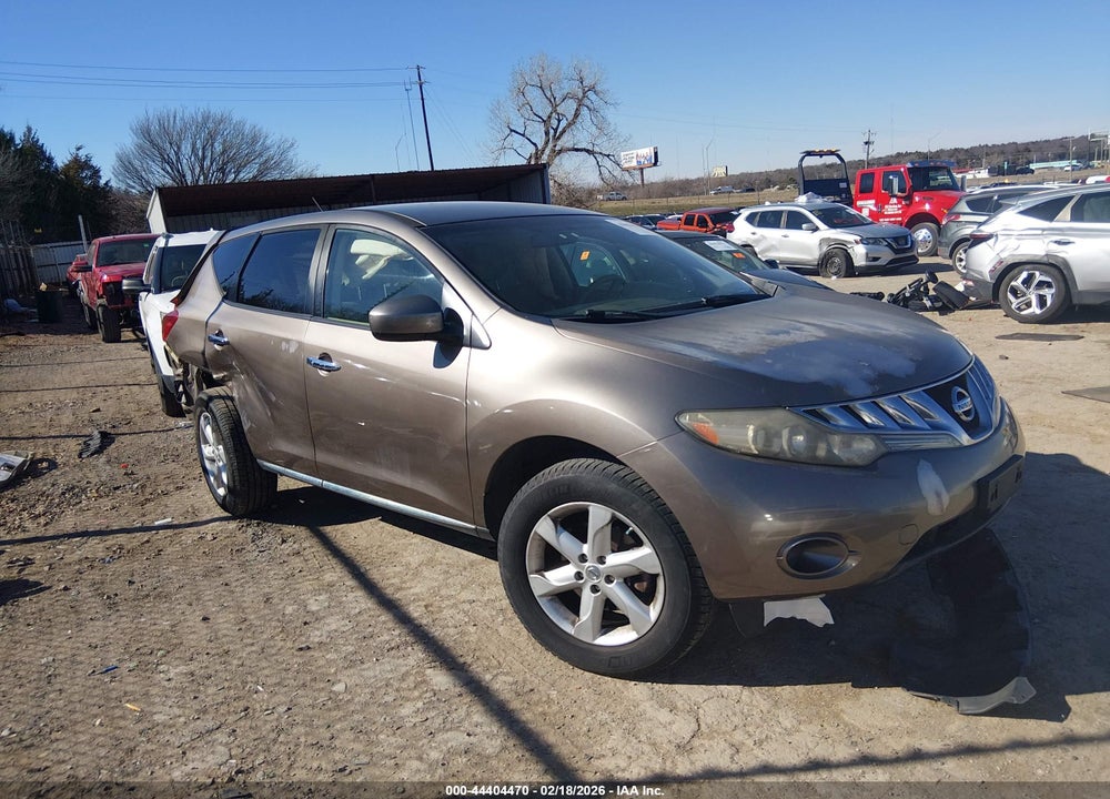 2010 NISSAN MURANO S VIN: JN8AZ1MW9AW122583