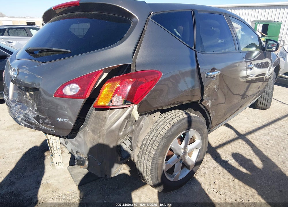 2010 NISSAN MURANO S VIN: JN8AZ1MW9AW122583
