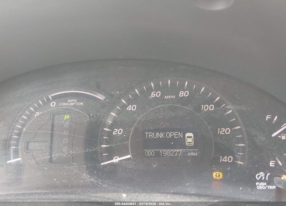 2007 TOYOTA CAMRY HYBRID VIN: JTNBB46K673038128
