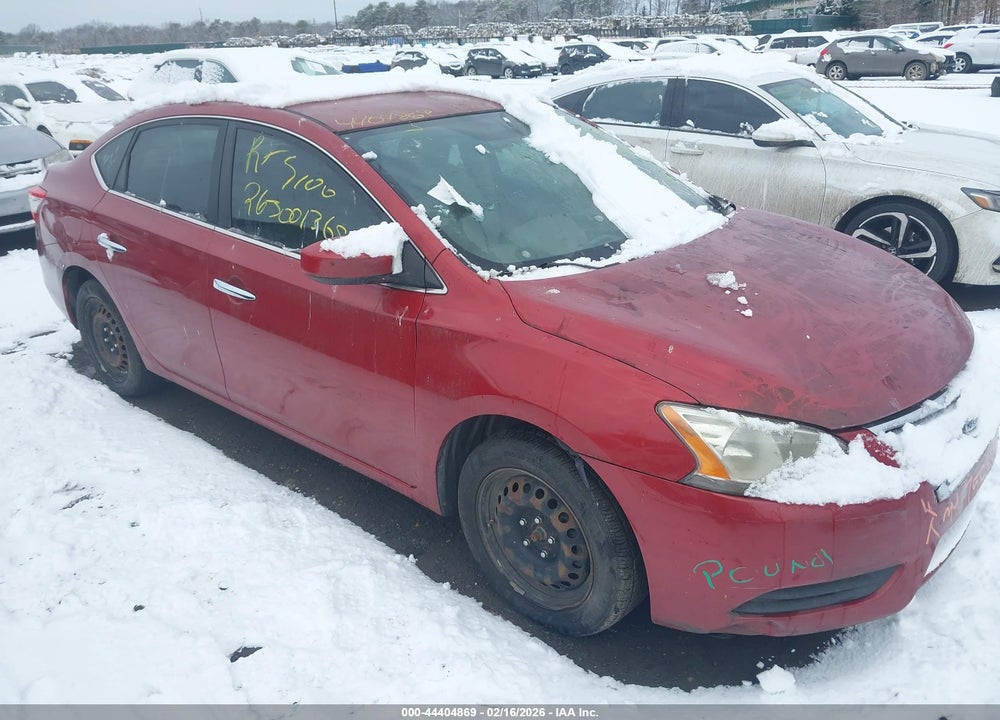 2014 NISSAN SENTRA SV VIN: 3N1AB7AP0EY340638