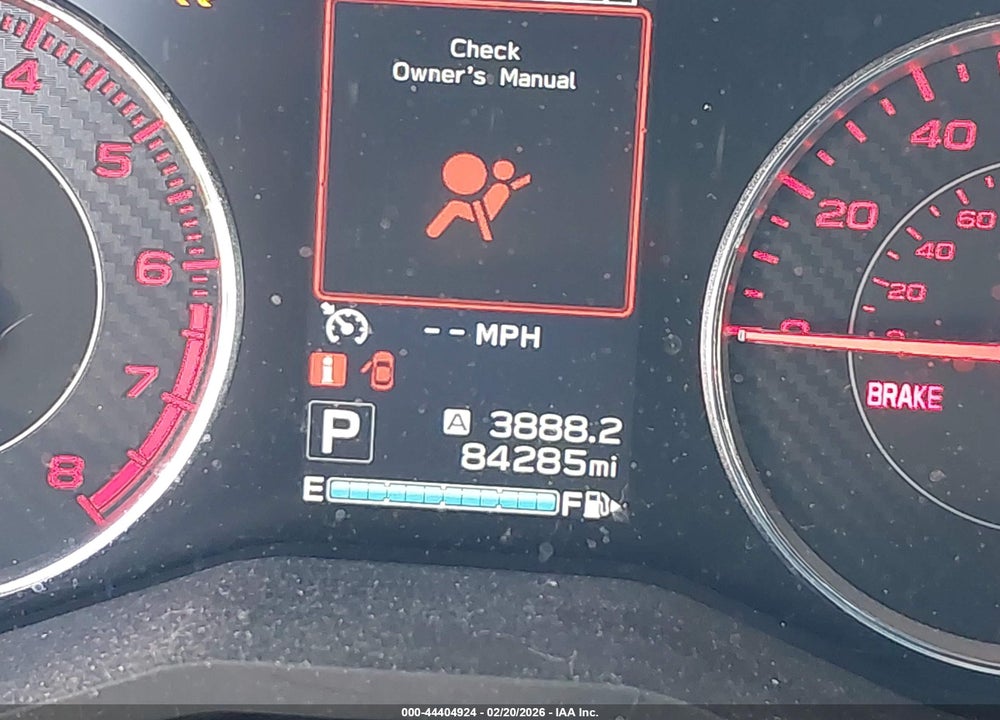 2019 SUBARU IMPREZA 2.0I SPORT VIN: 4S3GTAJ68K3706262