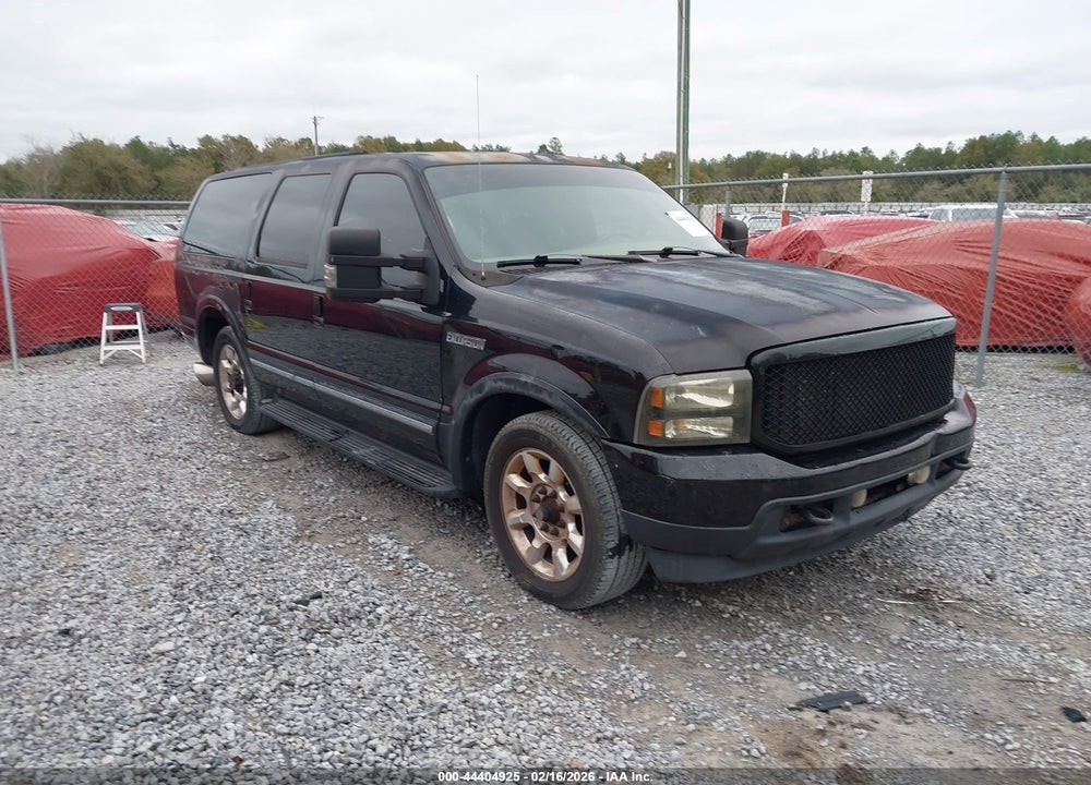 2004 FORD EXCURSION LIMITED VIN: 1FMNU42P84ED08324