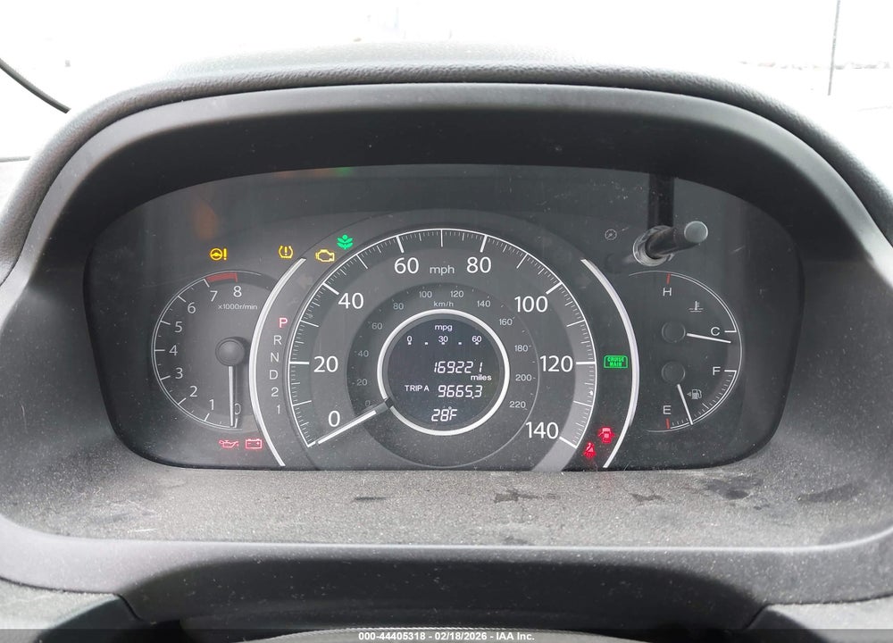 2013 HONDA CR-V LX VIN: 2HKRM4H35DH654857