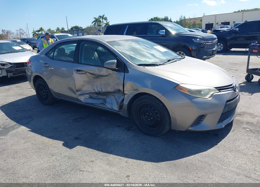 2016 TOYOTA COROLLA LE VIN: 2T1BURHE0GC550865