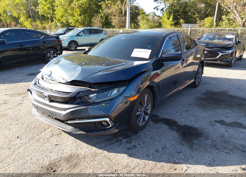 2019 HONDA CIVIC EX VIN: 19XFC1F34KE005768