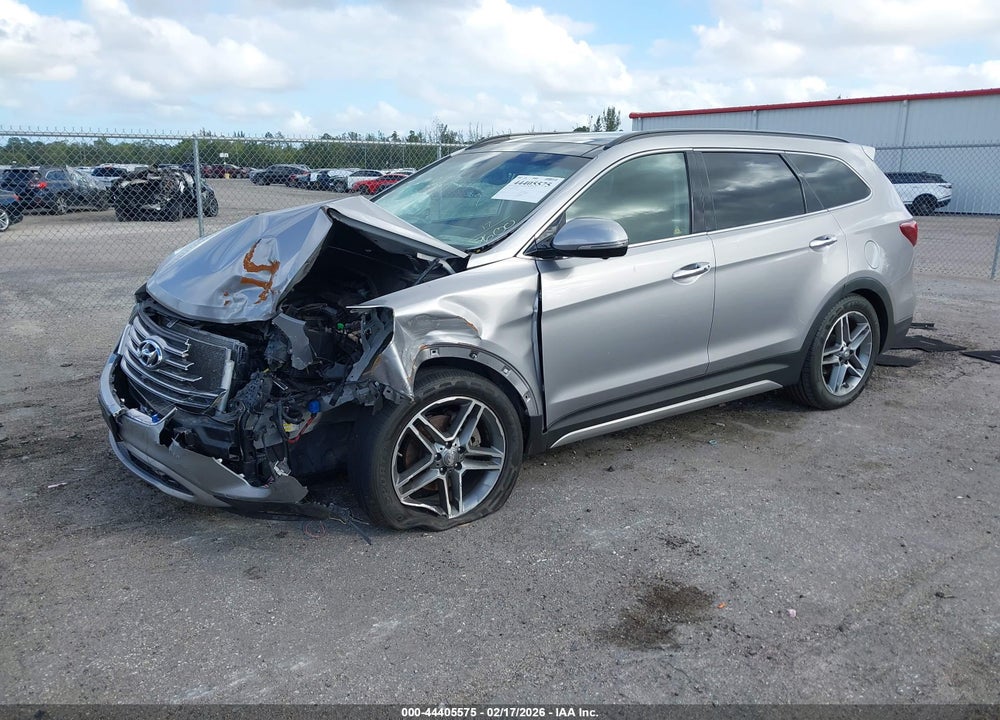 2017 HYUNDAI SANTA FE LIMITED ULTIMATE VIN: KM8SR4HF9HU177600