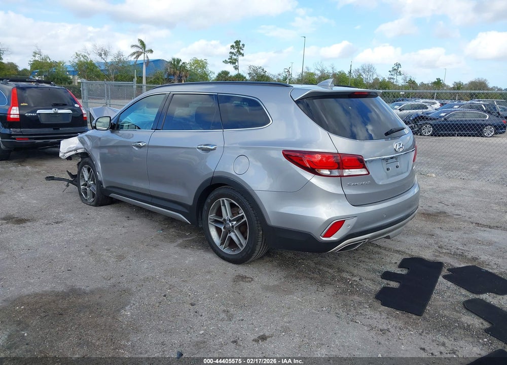 2017 HYUNDAI SANTA FE LIMITED ULTIMATE VIN: KM8SR4HF9HU177600